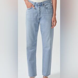 Agolde “90’s” Mid‎ Rise Loose Fit Jeans Reputation Wash Size 34 NWT
